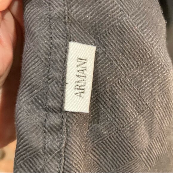 ARMANI COLLEZIONI Sz XXL  100% Cotton Button Front Shirt - Picture 10 of 10